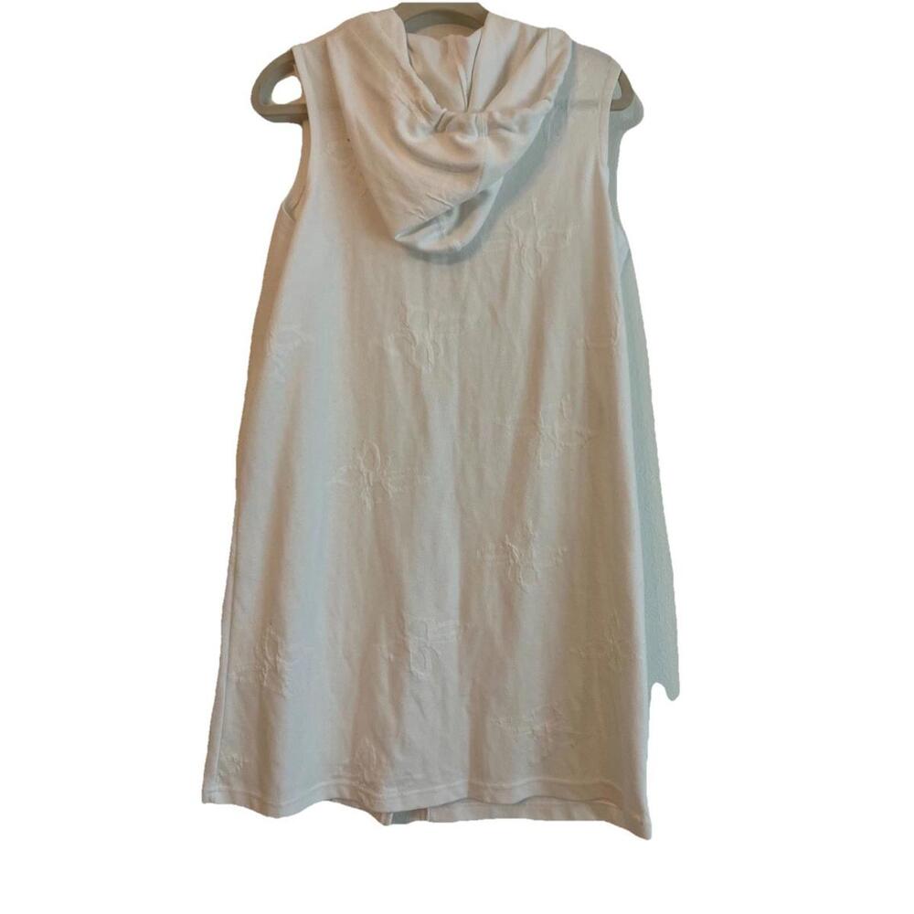 Secret Treasures Housecoat Nightgown Womens Medium Sleeveless Full Zip - Picture 2 of 4